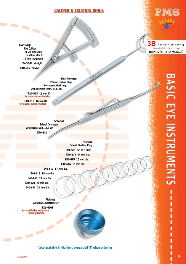 CALIPER & FIXATION RINGS