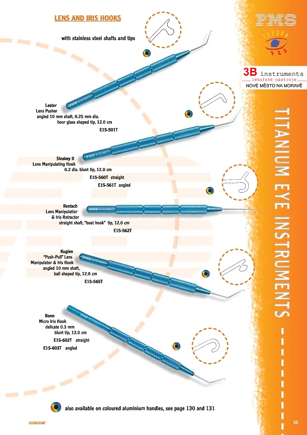LENS HOOKS AND NUCLEUS MANIPULATORS