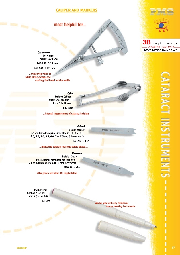 CALIPERS AND MARKERS