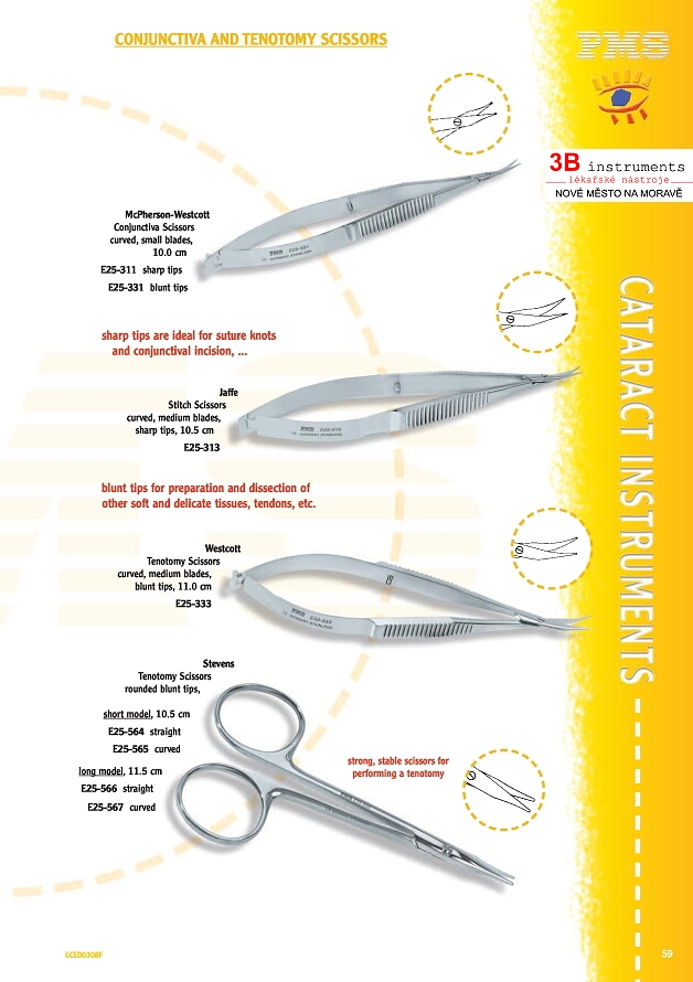 CONJUNCTIVA AND TENOTOMY SCISSORS