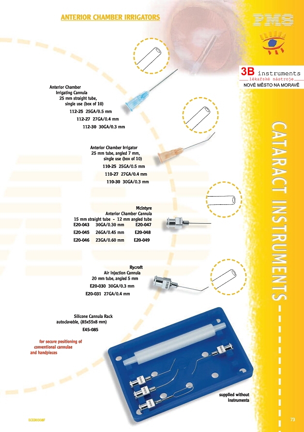 ANTERIOR CHAMBER MAINTAINERS / IRRIGATORS