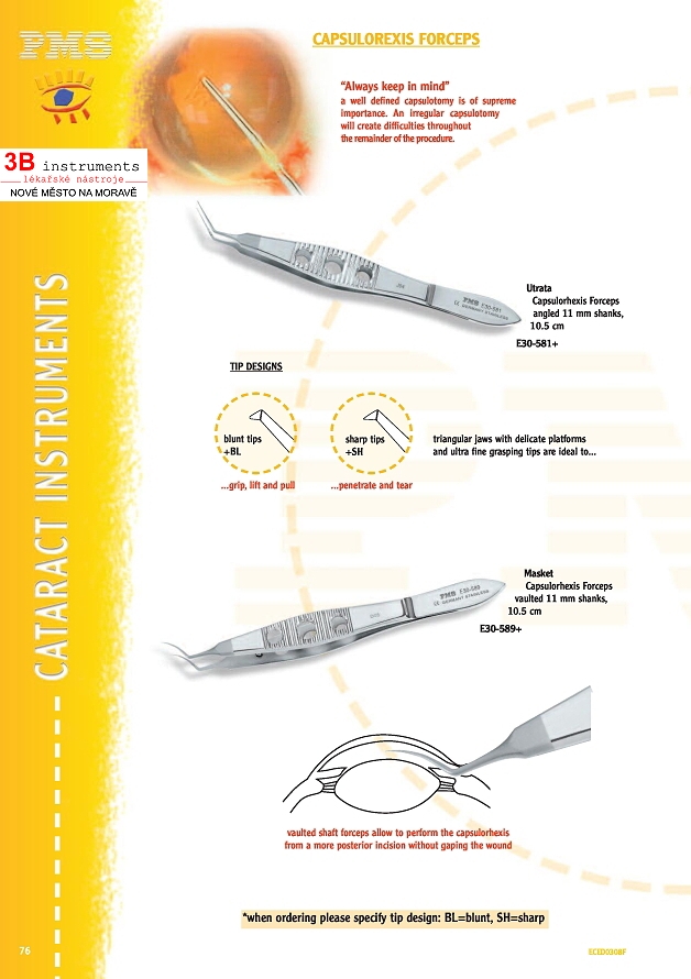 CAPSULORHEXIS FORCEPS