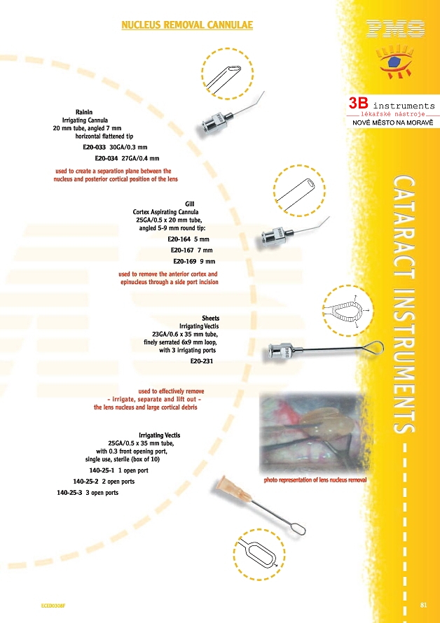 NUCLEUS REMOVAL INSTRUMENTS