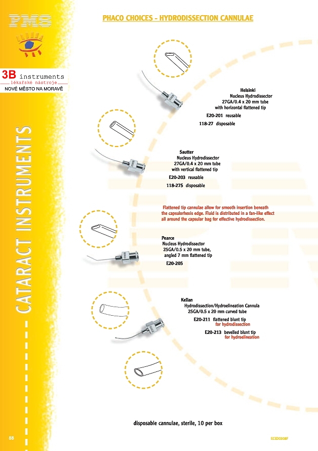 HYDRODISSECTION CANNULAE