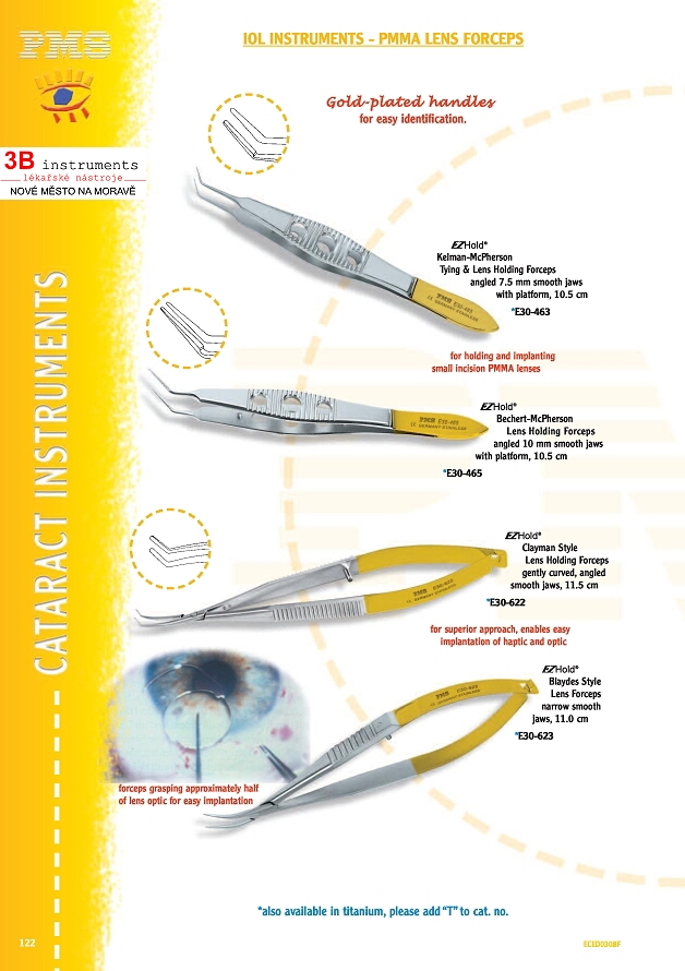 LENS IMPLANTATION INSTRUMENTS