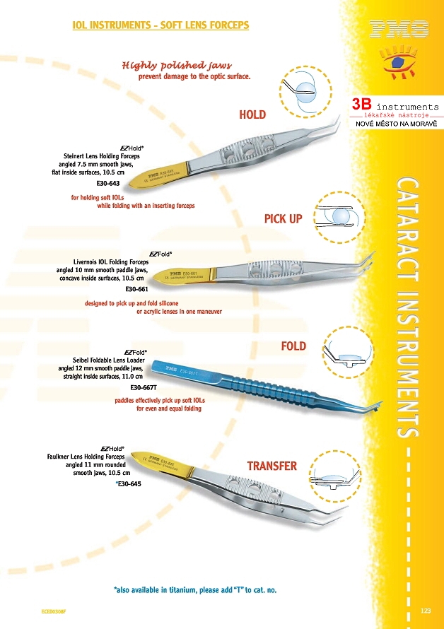LENS IMPLANTATION INSTRUMENTS