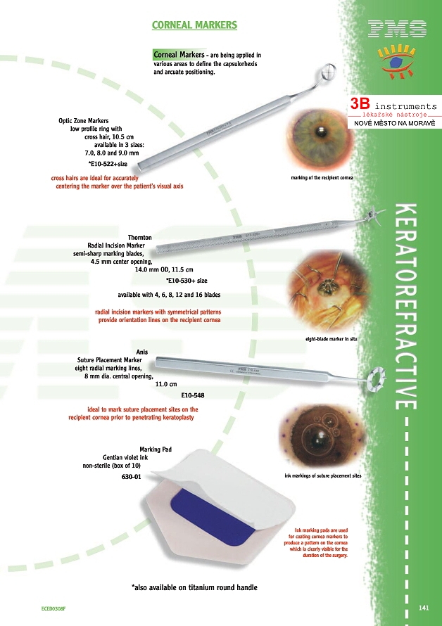 CORNEAL TRANSPLANT INSTRUMENTS