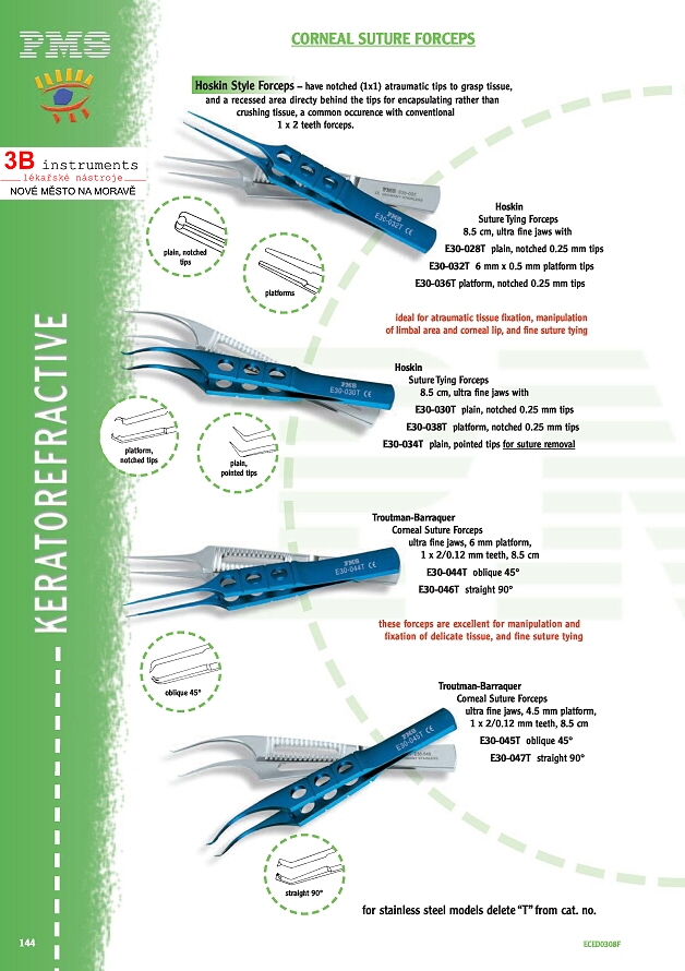 CORNEAL TRANSPLANT INSTRUMENTS