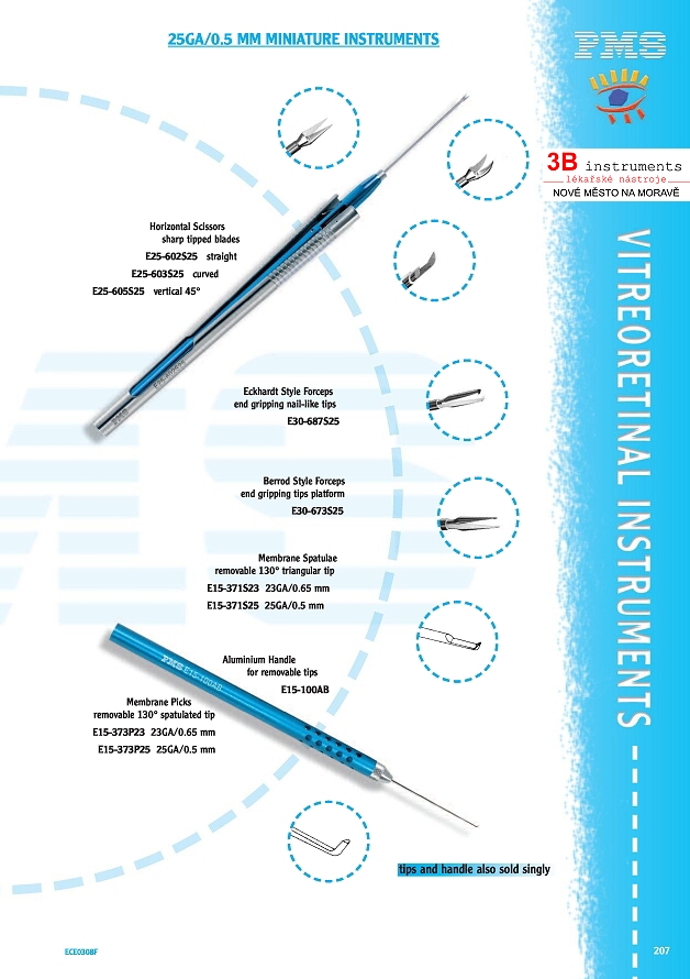 23/25GA CANNULAE & INSTRUMENTS
