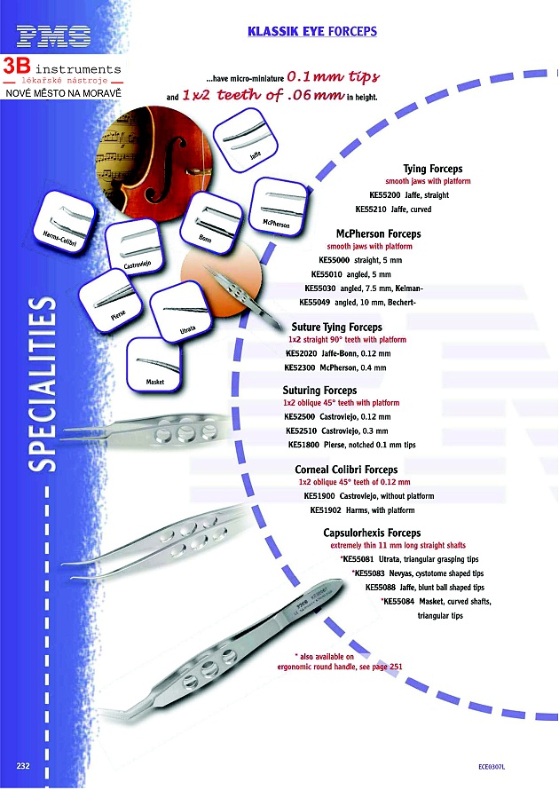 KLASSIK EYE FORCEPS