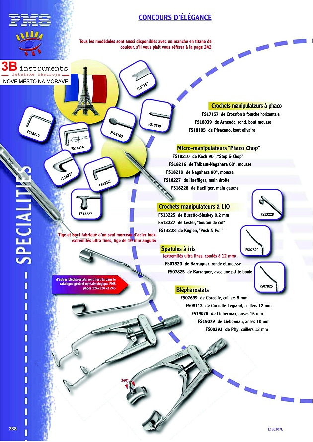 FRENCH STYLE EYE INSTRUMENTS