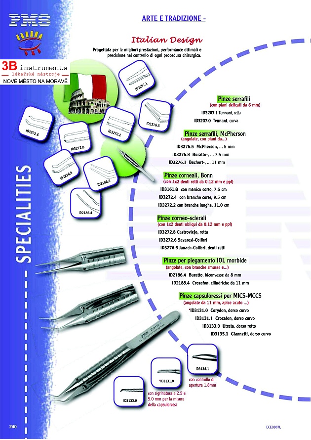 ITALIAN DESIGN EYE INSTRUMENTS