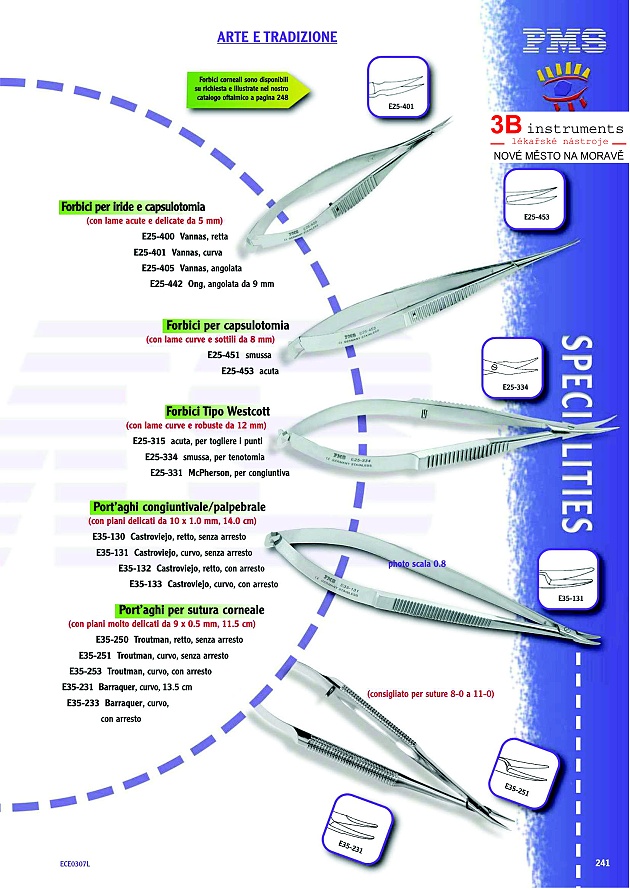 ITALIAN DESIGN EYE INSTRUMENTS