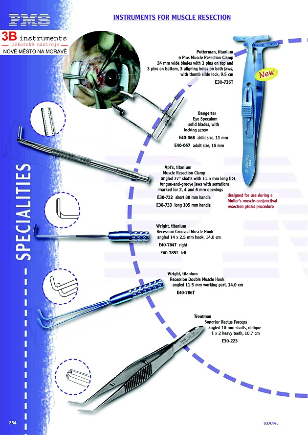 NEW INSTRUMENTS FOR MUSCLE RESECTION