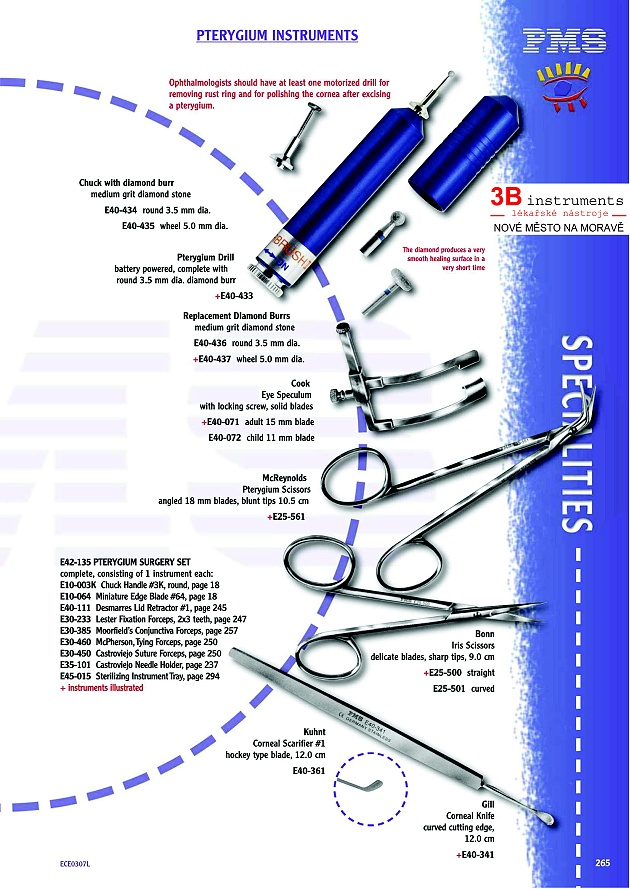 PTERYGIUM INSTRUMENTS