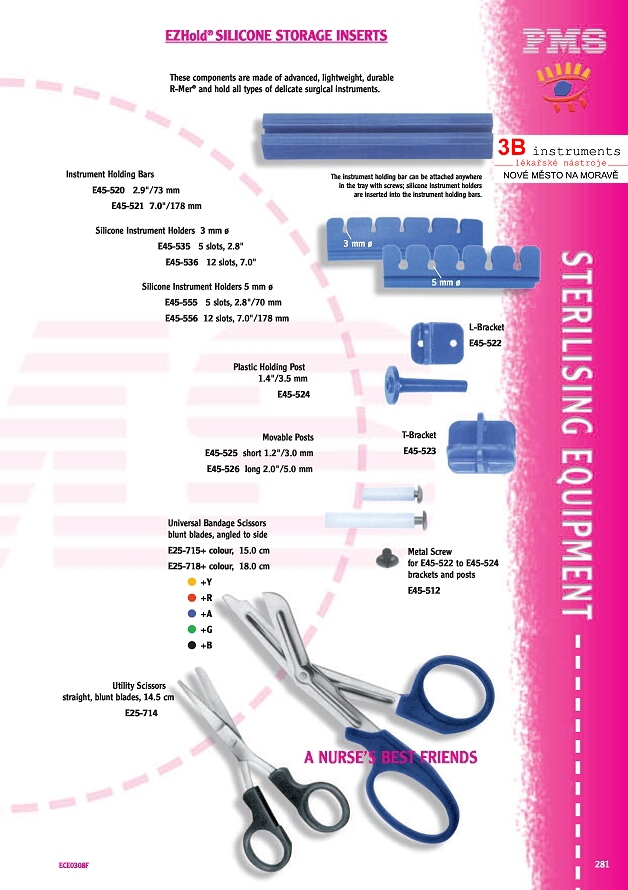 EZHOLD SILICONE STORAGE INSERTS