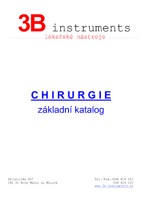 CHIRURGIA ZÁKLAD