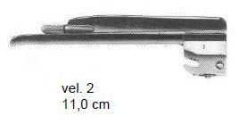 Laryngoskop - lyžica, vel. 2, 11 cm