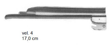 Laryngoskop - lyžica, vel. 4, 17 cm