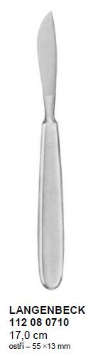 Nôž resekční bruškatý, 170 mm