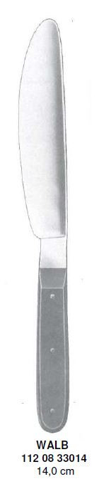 Nôž patologický Walb, čepeľ 140 mm