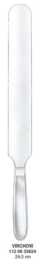 Nôž patologický Virchow, čepeľ 240 mm