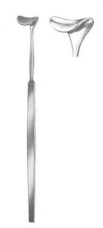 Držiak viečok Desmerres, 140x14 mm
