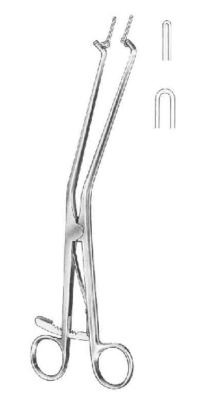 Kliešte Gynekologické Kogan, 4x240 mm