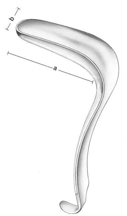 Zrkadlo Kristeller, spodné, 110x30 mm