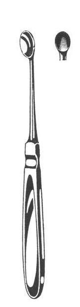 Lyžička ostrá, oválna, 4,8 mm