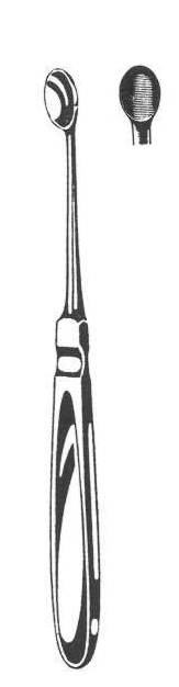 Lyžička ostrá, oválna, 6,0 mm