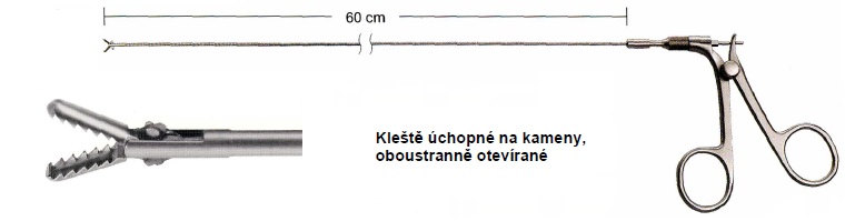 Kliešte na kamene 600 mm, 4 Charr. flexibilné