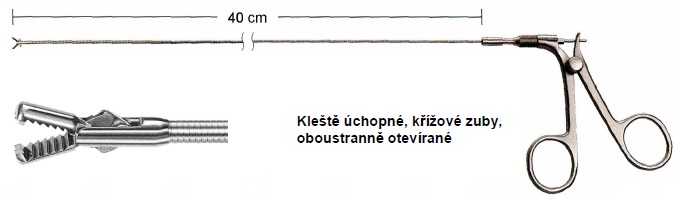 Kliešte 400 mm, 7 Charr. flexibilné izolované